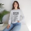 15531502406638525439_2048-1.jpeg Rottie Security™ "Funny Task List" Light Color Crewneck Sweatshirt