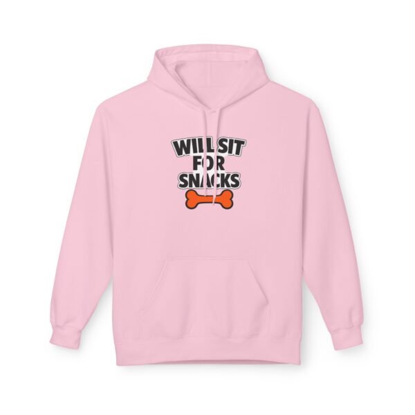 15552192569003015652_2048.jpeg Will Sit for Snacks Hoodie - Funny Dog Lover Hoodie