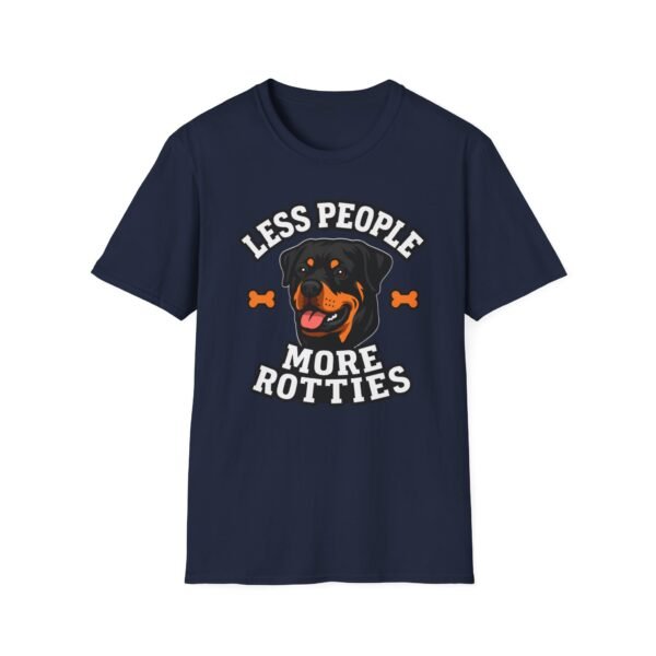 Less People More Rotties T-Shirt — Rottweiler Dog Lover Tee