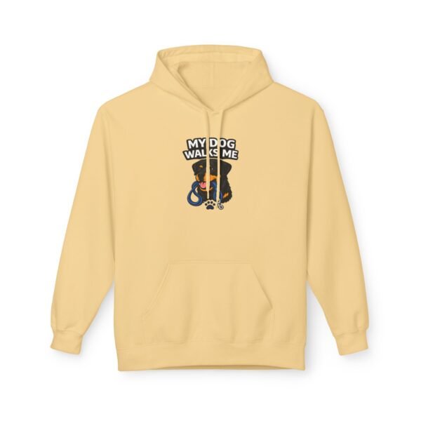 My Dog Walks Me Hoodie — Funny Dog Lover Pullover