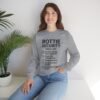1590742358364120540_2048.jpeg Rottie Security™ "Funny Task List" Light Color Crewneck Sweatshirt