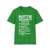 16048834454781383200_2048-1.jpeg Rottie Security T-Shirt — 'Task List' Funny Rottweiler Dog Lover Tee DKC
