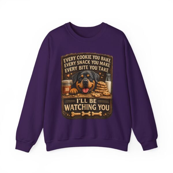 16581254396460958870_2048.jpeg I'll Be Watching You - Funny Vintage Rottie Sweatshirt