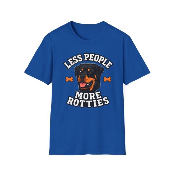 Less People More Rotties T-Shirt — Rottweiler Dog Lover Tee