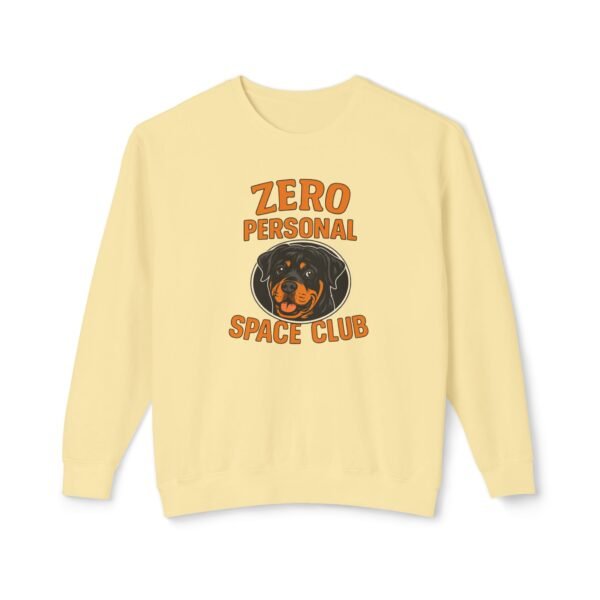 17225575619764632982_2048.jpeg Zero Personal Space Club Sweatshirt — Funny Dog Graphic Crewneck