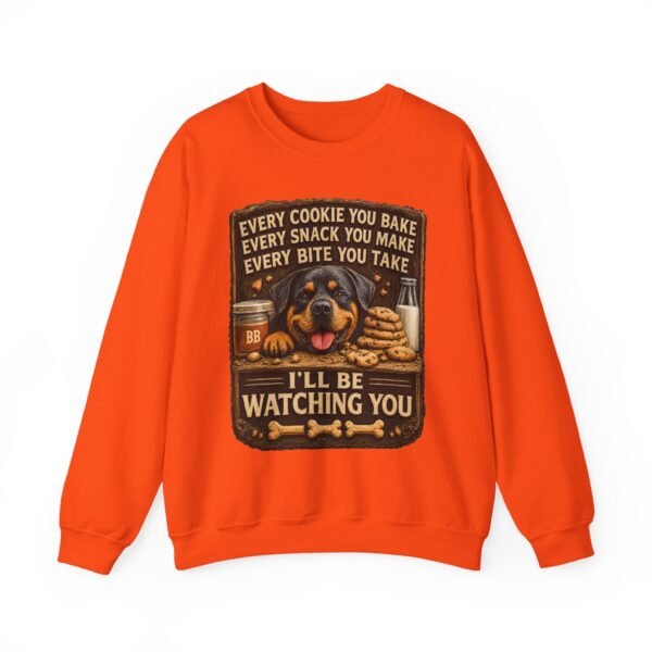 17399055822745523983_2048.jpeg I'll Be Watching You - Funny Vintage Rottie Sweatshirt