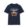 1796328806789199445_2048.jpeg Will Sit For Snacks T-Shirt — Funny Dog Lover Tee with Bone Graphic