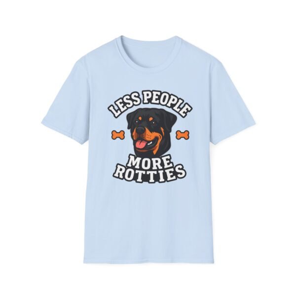 Less People More Rotties T-Shirt — Rottweiler Dog Lover Tee