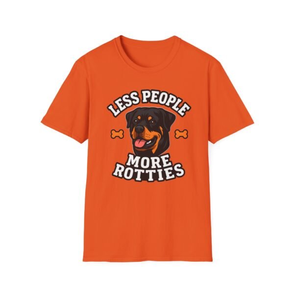 Less People More Rotties T-Shirt — Rottweiler Dog Lover Tee