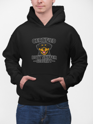 20260523193753-1f156dee-3ca5-643e-869a-062a6d36a594-1.png Certified Butt Sniffer Security Hoodie — Funny Pullover