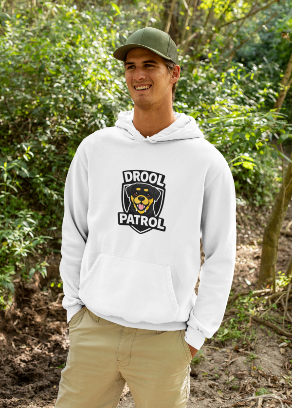 20260523210841-1f156eb9-37c3-69ea-99f7-1a403b01504f.png Drool Patrol Hoodie — Funny Dog Lover Pullover