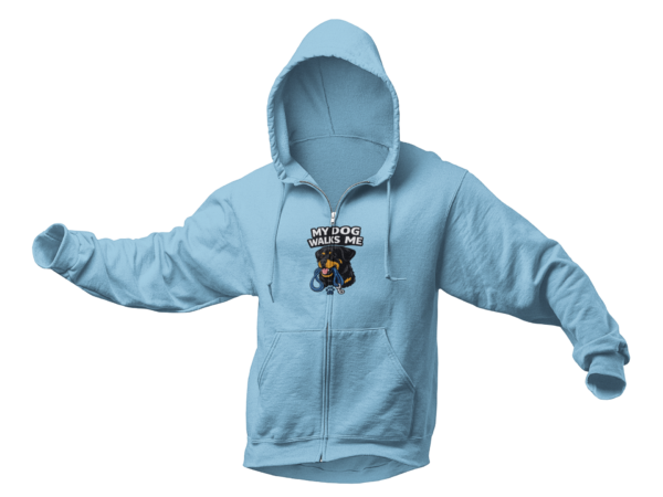 My Dog Walks Me Hoodie — Funny Dog Lover Pullover
