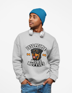 20260525051819-1f157f92-444b-6f48-87d2-b2241cb2fa48.png Less People More Rotties Sweatshirt — Rottweiler Dog Lover Crewneck
