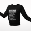rottie-security-funny-task-list-dark-color-crewneck-sweatshirt