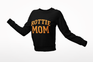Rottie Mom Crewneck Sweatshirt — Cozy Dog Mom Pullover