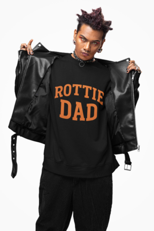 Rottie Dad Sweatshirt Rottie Dad Sweatshirt — Retro Rottweiler Dad Crewneck
