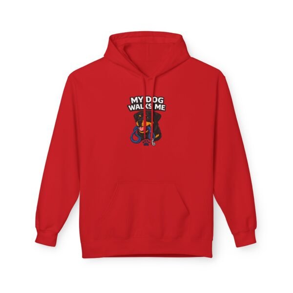 My Dog Walks Me Hoodie — Funny Dog Lover Pullover