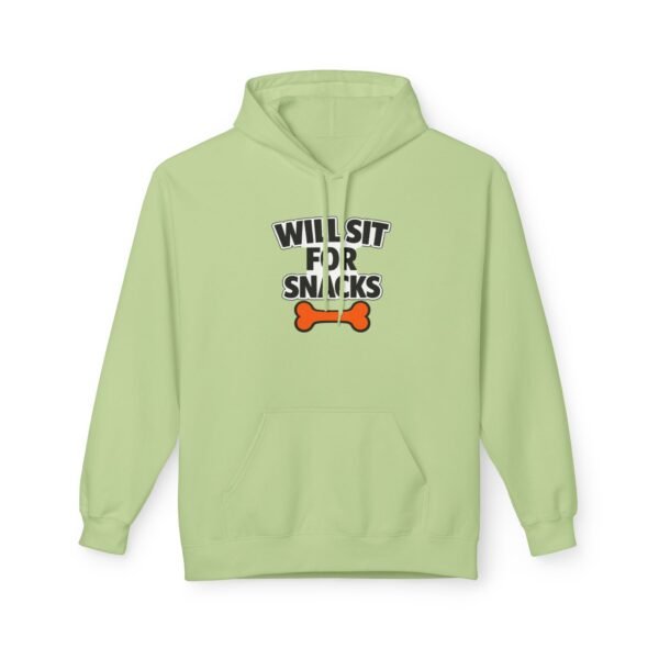 2253311143485033043_2048.jpeg Will Sit for Snacks Hoodie - Funny Dog Lover Hoodie