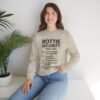 2455871241208099719_2048.jpeg Rottie Security™ "Funny Task List" Light Color Crewneck Sweatshirt