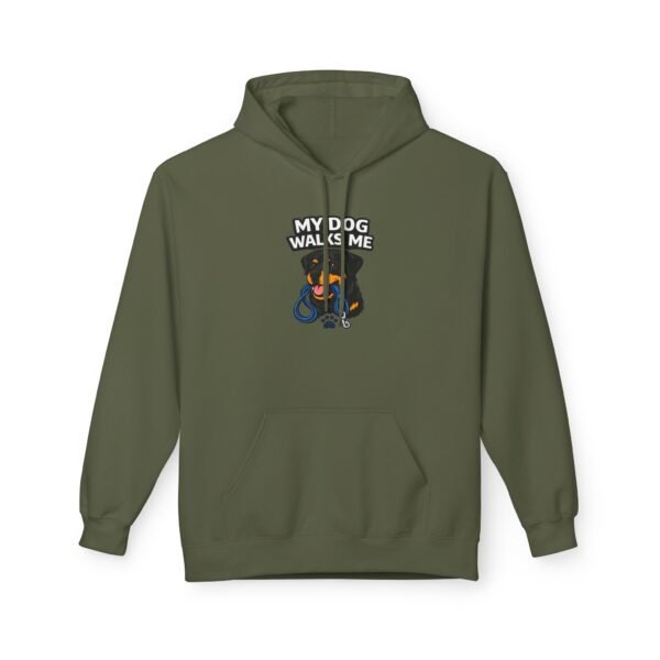 My Dog Walks Me Hoodie — Funny Dog Lover Pullover