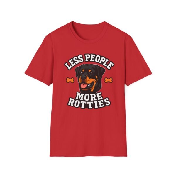 Less People More Rotties T-Shirt — Rottweiler Dog Lover Tee