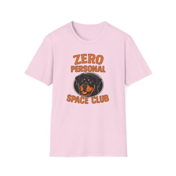 4049334906087518727_2048.jpeg Zero Personal Space Club T-Shirt — Funny Rottweiler Dog Tee
