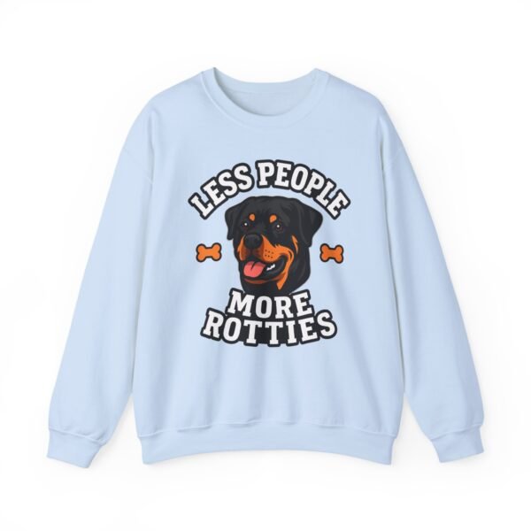 4128210751567044465_2048.jpeg Less People More Rotties Sweatshirt — Rottweiler Dog Lover Crewneck