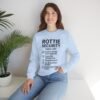 4314574261092859637_2048.jpeg Rottie Security™ "Funny Task List" Light Color Crewneck Sweatshirt