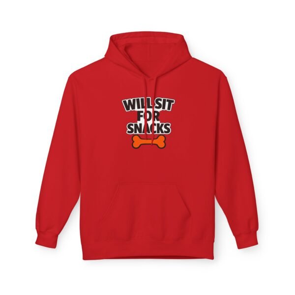 5588142318633069177_2048.jpeg Will Sit for Snacks Hoodie - Funny Dog Lover Hoodie