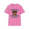 Certified Butt Sniffer Rottweiler  Security T-Shirt