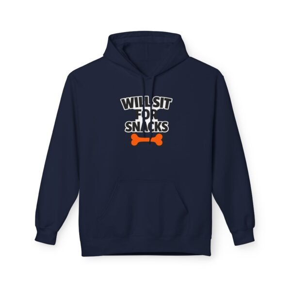 5793198563237279546_2048.jpeg Will Sit for Snacks Hoodie - Funny Dog Lover Hoodie