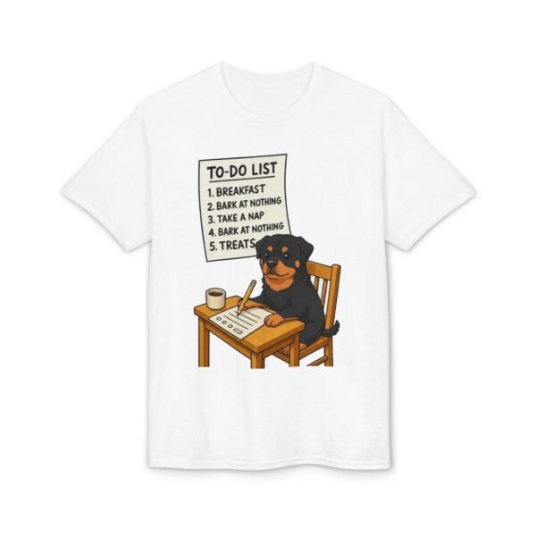 5927845094163506762_2048.jpeg Rottie Daily To Do List Unisex Dry Blend® T-Shirt