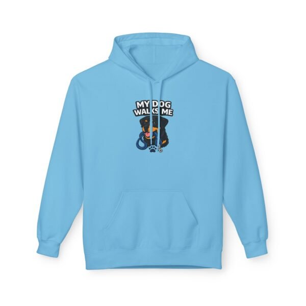 My Dog Walks Me Hoodie — Funny Dog Lover Pullover