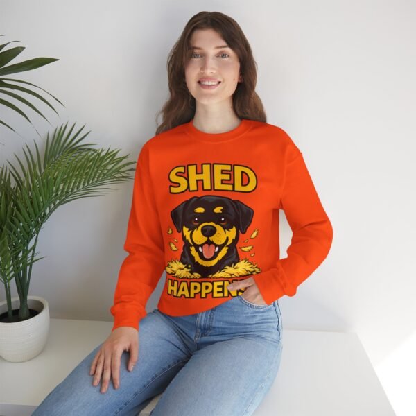 6748844538006850414_2048.jpeg Shed Happens Sweatshirt - Funny Dog Lover Crewneck