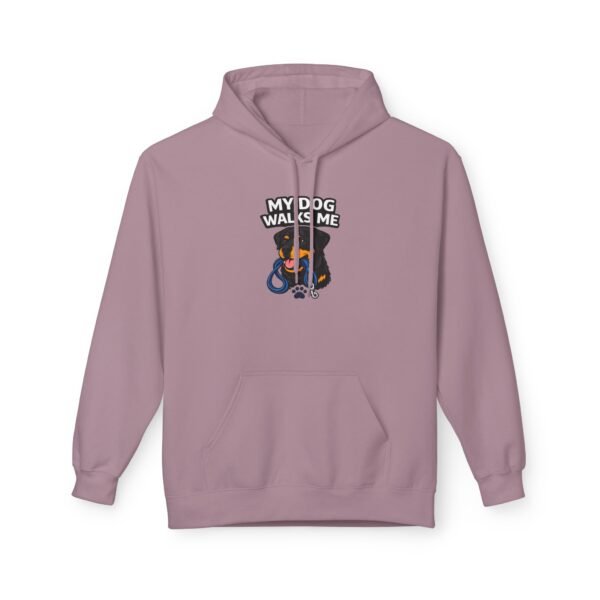 My Dog Walks Me Hoodie — Funny Dog Lover Pullover