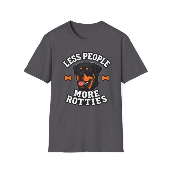 Less People More Rotties T-Shirt — Rottweiler Dog Lover Tee
