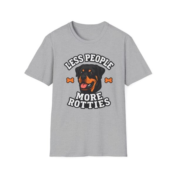 Less People More Rotties T-Shirt — Rottweiler Dog Lover Tee