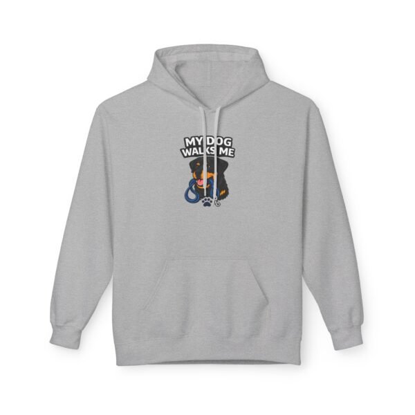 My Dog Walks Me Hoodie — Funny Dog Lover Pullover