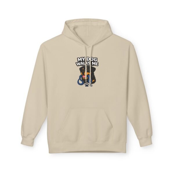 My Dog Walks Me Hoodie — Funny Dog Lover Pullover