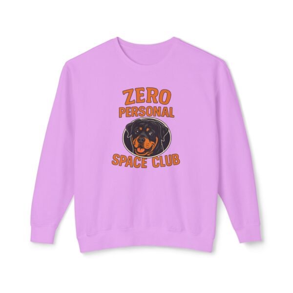 8769937636503206682_2048.jpeg Zero Personal Space Club Sweatshirt — Funny Dog Graphic Crewneck