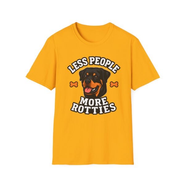 Less People More Rotties T-Shirt — Rottweiler Dog Lover Tee