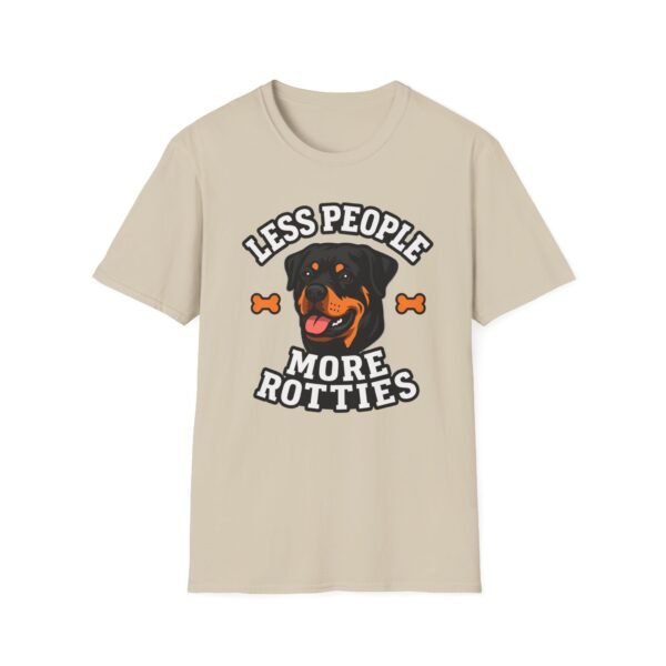 Less People More Rotties T-Shirt — Rottweiler Dog Lover Tee