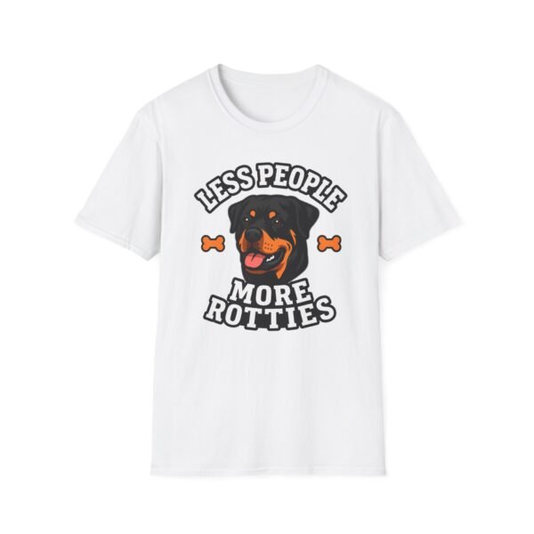 Less People More Rotties T-Shirt — Rottweiler Dog Lover Tee