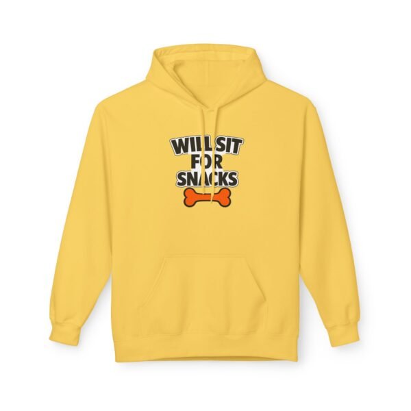 9572261466901889960_2048.jpeg Will Sit for Snacks Hoodie - Funny Dog Lover Hoodie