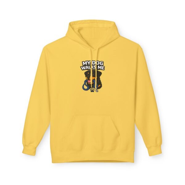 My Dog Walks Me Hoodie — Funny Dog Lover Pullover