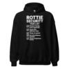 Rottie Security Task List Hoodie — Funny Rottweiler Dog Lover DKC Unisex Hoodie