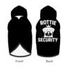 4fecf1985ee00e0c52b898f67d7de01a.jpg Medium Large Dog Hoodie Pet Clothes Rottie Security light colors