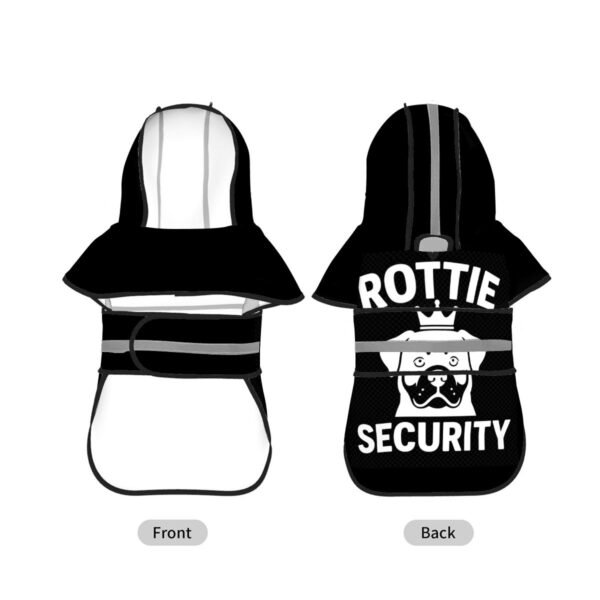 Dog Raincoat Reflective Pet Poncho Rottie Security light colors