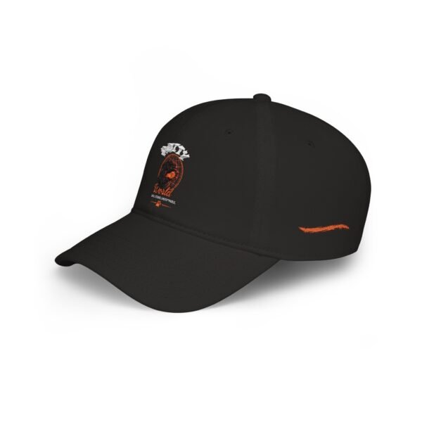 Rotty World Low Profile Baseball Cap — Retro Orange Rotty World Logo Hat